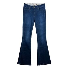Paige Flare Leg Jeans Womens Size 28‎ Midrise Boho Festival 70s Style